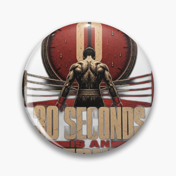 Item preview, 30 Seconds Is An Eternity Fight Clock Tee designed and sold by Viviglow.