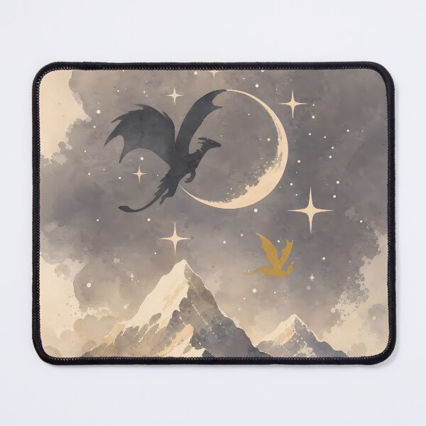 Item preview, Flying Fantasy Dragons Tairn and Andarna designed and sold by Rising Drake.
