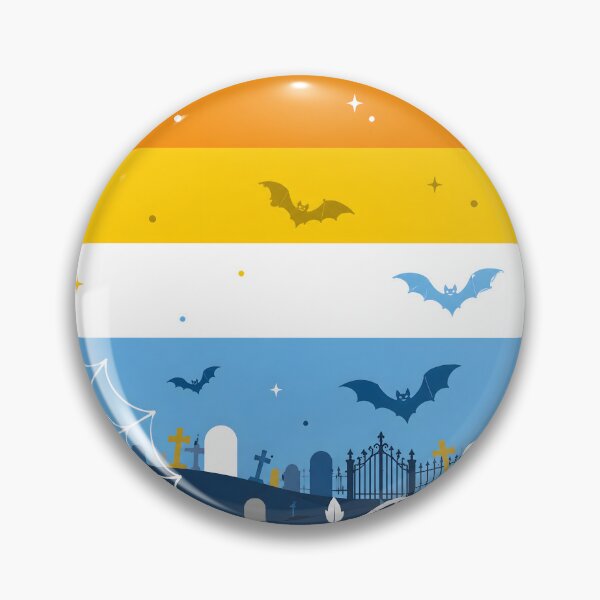Item preview, Spooky AroAce Pride Flag Halloween Graveyard Bats Aesthetic designed and sold by Travelslightly.