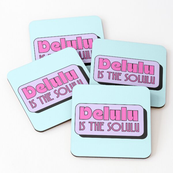 Item preview, Delulu Is The Solulu Funny Quote designed and sold by jianina-alondra.