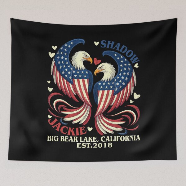 Item preview, Jackie And Shadow Bald Eagle designed and sold by watanabeee.