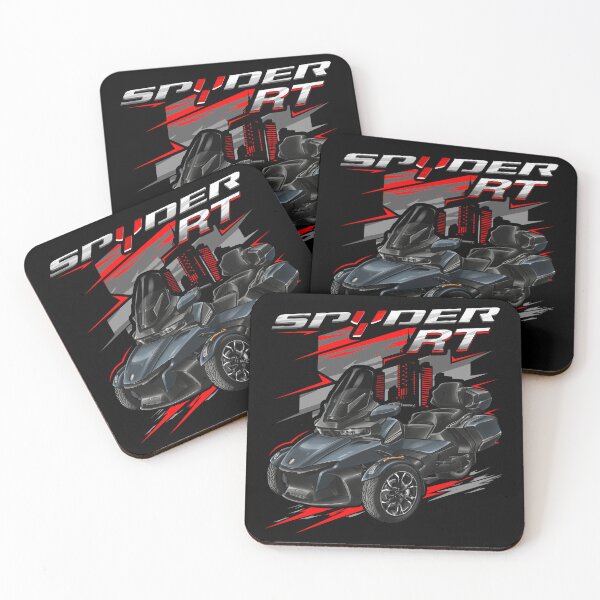 Item preview, Motorcycle Spyder RT Limited 2020-2021 Asphalt Grey Metallic & Chrome for Motorcycle Riders designed and sold by MotoApparelHub.