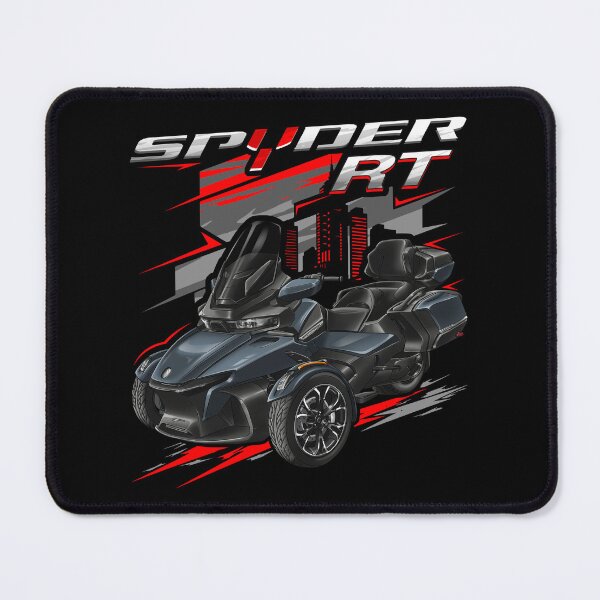 Item preview, Motorcycle Spyder RT Limited 2020-2021 Asphalt Grey Metallic & Chrome for Motorcycle Riders designed and sold by MotoApparelHub.