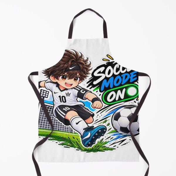 Item preview, Soccer More On Soccer Anime Boy Sticker | Cute Football Sports Sticker designed and sold by Genzfirevibes.