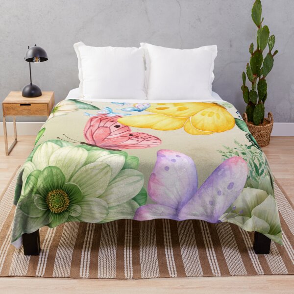 Item preview, Pastel flowers and butterflies designed and sold by Art70shop.