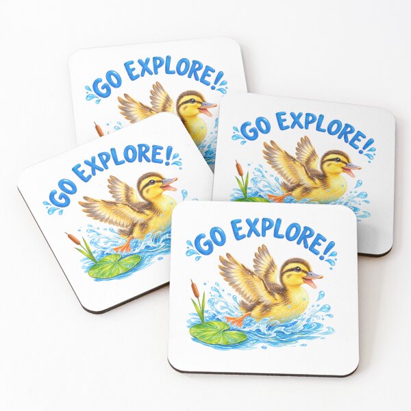 Item preview, Go Explore With a Wild Mallard Duckling designed and sold by Penbrook Farms.