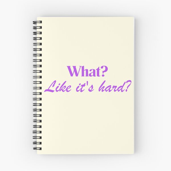 Item preview, What? Like It’s Hard? Funny Sarcastic Quote | Lilac Aesthetic designed and sold by JusticeForSale.