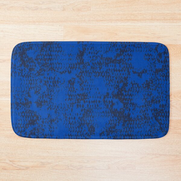 Item preview, Modern Distressed Python Print Pattern | Bright Blue designed and sold by Frohyou.