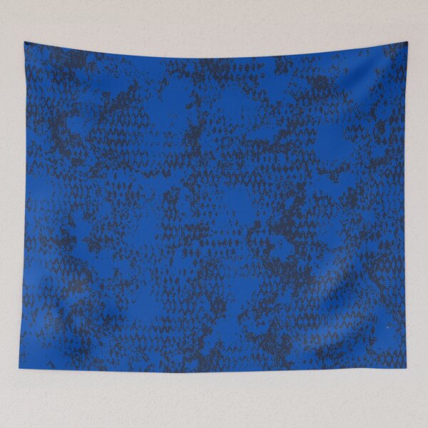 Item preview, Modern Distressed Python Print Pattern | Bright Blue designed and sold by Frohyou.