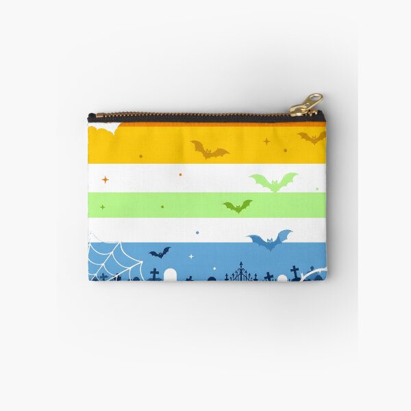 Item preview, Spooky AroAce Agender Pride Flag Halloween Graveyard Bats Aesthetic designed and sold by Travelslightly.