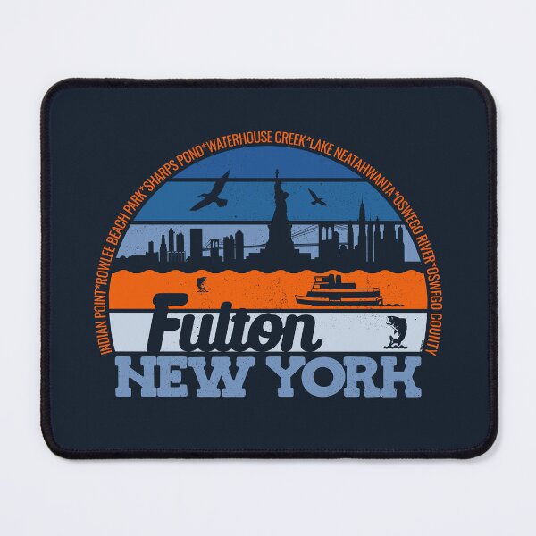 Item preview, Fulton New York Sunset Retro Vintage Local Pride Logo designed and sold by CRHPOD20.