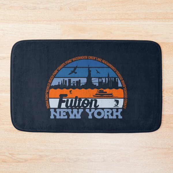 Item preview, Fulton New York Sunset Retro Vintage Local Pride Logo designed and sold by CRHPOD20.
