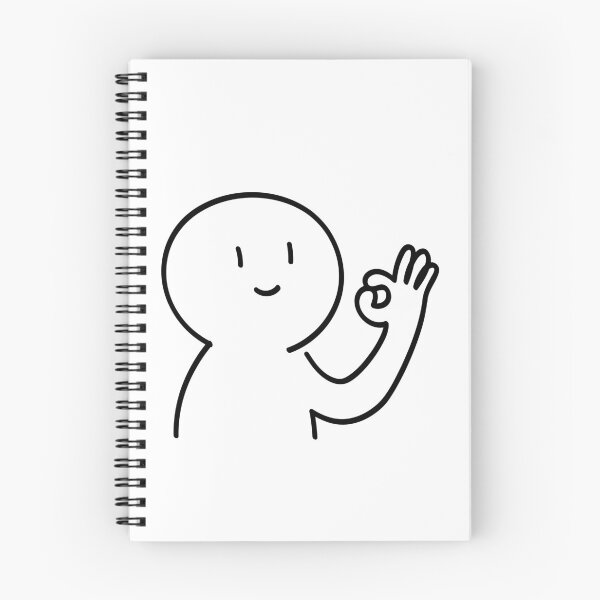 Item preview, Cute Cartoon Character OK Hand Sign designed and sold by Fatma Creates.