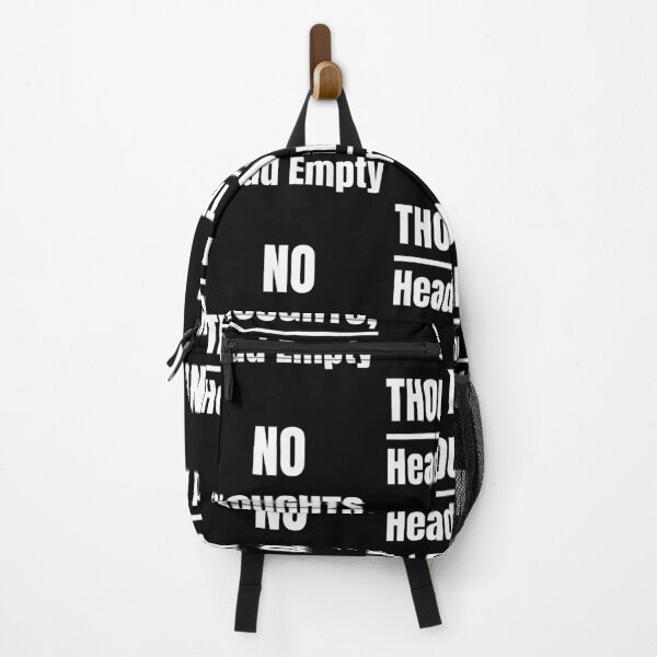 Item preview, No Thoughts Head Empty Funny Relatable Meme Typography Quote designed and sold by Akkhay.