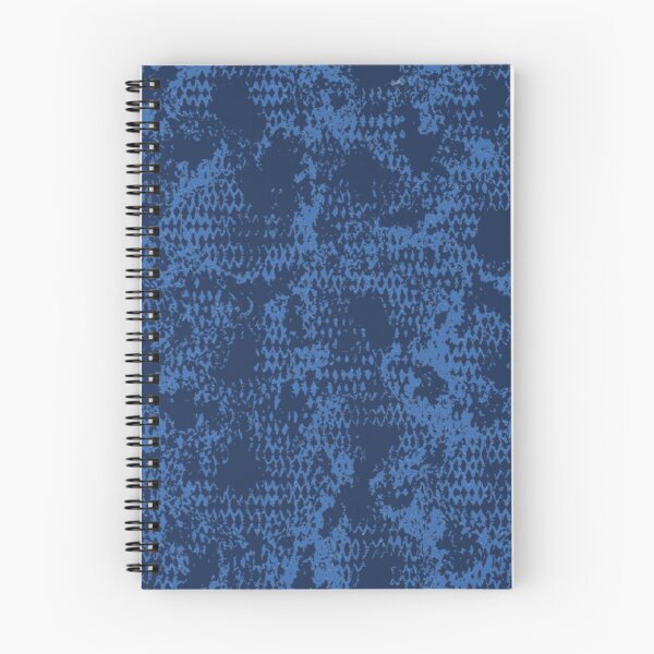 Item preview, Modern Distressed Python Print Pattern | Dark Blue designed and sold by Frohyou.