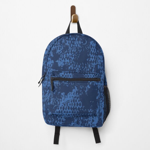 Item preview, Modern Distressed Python Print Pattern | Dark Blue designed and sold by Frohyou.