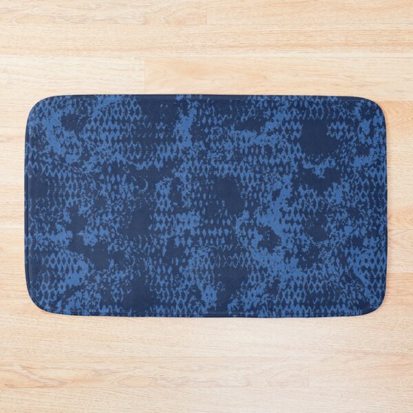 Item preview, Modern Distressed Python Print Pattern | Dark Blue designed and sold by Frohyou.