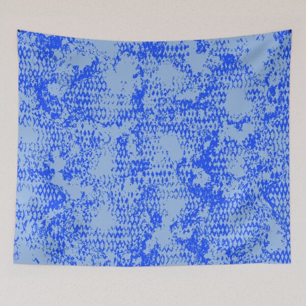 Item preview, Modern Distressed Python Print Pattern | Light Blue designed and sold by Frohyou.