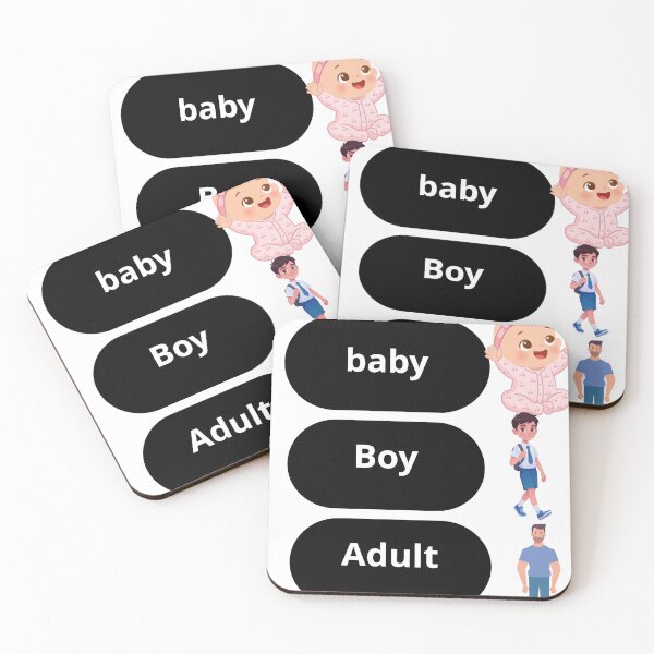 Item preview, Baby Boy Adult Growing Up Timeline designed and sold by     Fatma Creates.