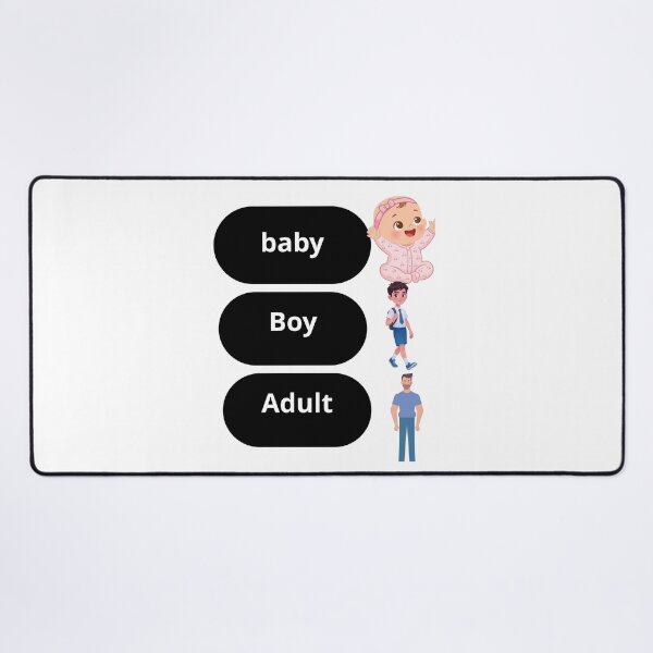 Item preview, Baby Boy Adult Growing Up Timeline designed and sold by Fatma Creates.