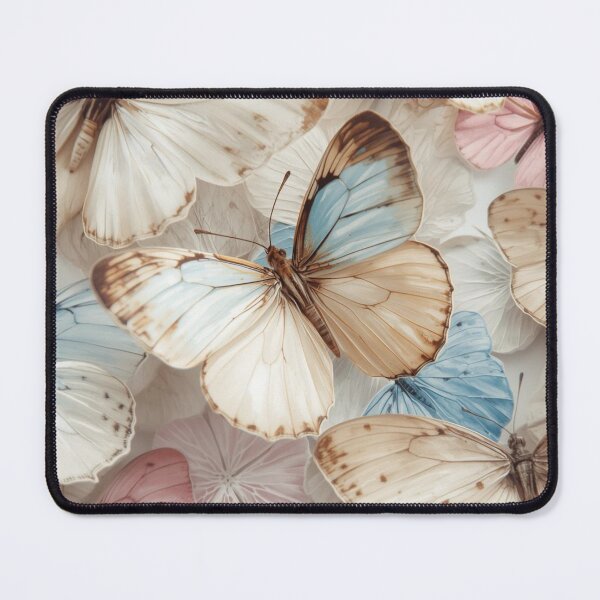 Item preview, Soft Butterfly Pattern – Gentle Pastel Seamless Design for Kids & Decor designed and sold by Art70shop.
