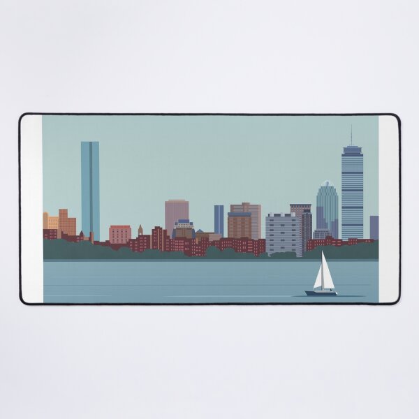 Item preview, Boston Skyline Minimalist designed and sold by Zakaria Azis.