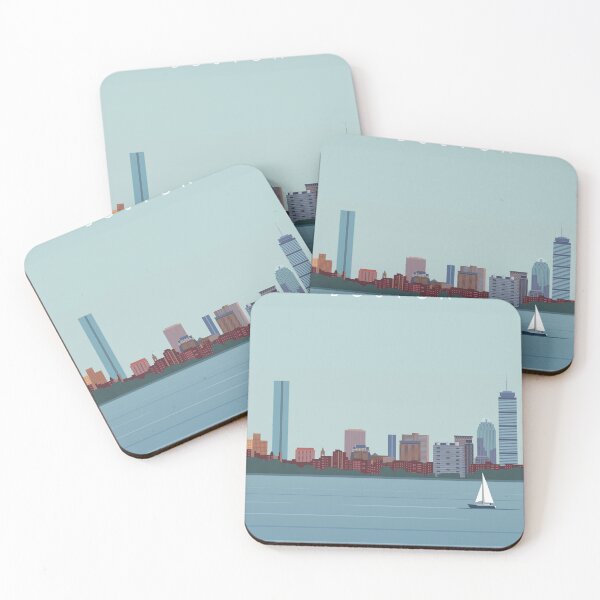 Item preview, Boston Skyline Minimalist designed and sold by Zakaria Azis.