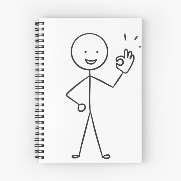Item preview, Simple Stickman OK Hand Drawing designed and sold by     Fatma Creates.