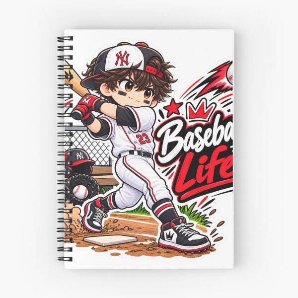 Item preview, Baseball Life Anime Boy Sticker | Cute Baseball Player Sports Sticker designed and sold by Genzfirevibes.