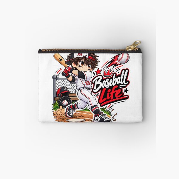 Item preview, Baseball Life Anime Boy Sticker | Cute Baseball Player Sports Sticker designed and sold by Genzfirevibes.