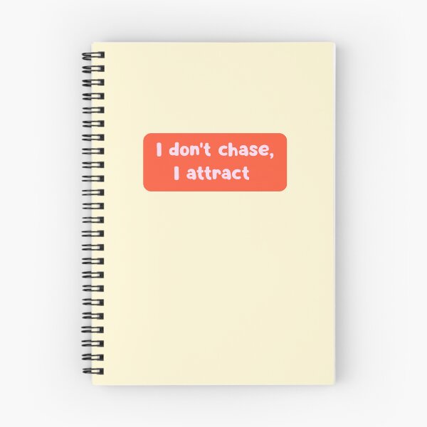 Item preview, I Don’t Chase I Attract Manifestation Quote designed and sold by jianina-alondra.