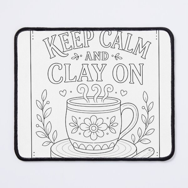 Item preview, Keep Calm & Clay On Mug designed and sold by SamanthaLPottery.