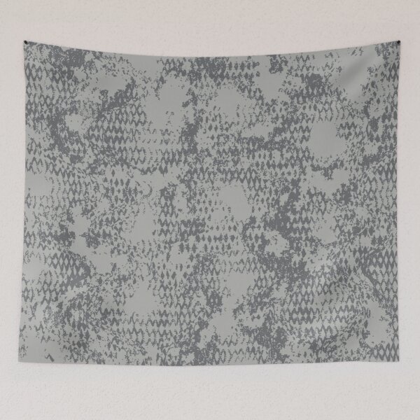 Item preview, Modern Distressed Python Print Pattern | Bright Gray designed and sold by Frohyou.