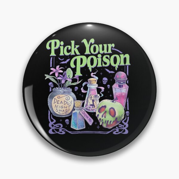 Item preview, Pick Your Poison Halloween Potion Bottles Spooky Witchy Graphic T-Shirt designed and sold by shlana.