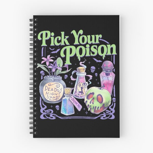 Item preview, Pick Your Poison Halloween Potion Bottles Spooky Witchy Graphic T-Shirt designed and sold by shlana.