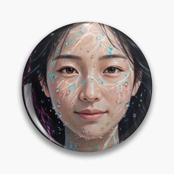 Item preview, Aquatic Portrait – Ethereal Water Woman designed and sold by Surviving Monday Club.