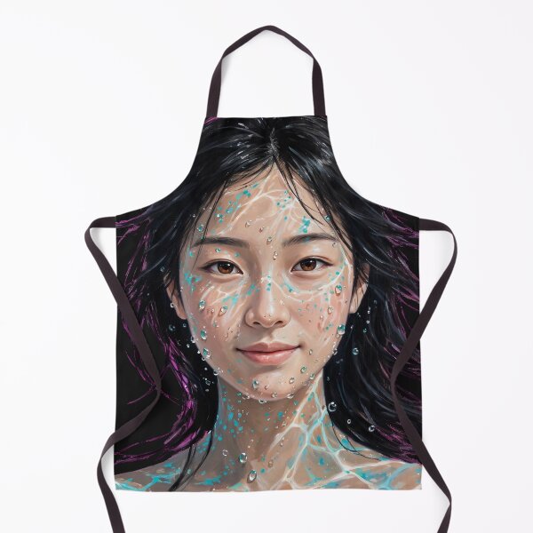 Item preview, Aquatic Portrait – Ethereal Water Woman designed and sold by Surviving Monday Club.