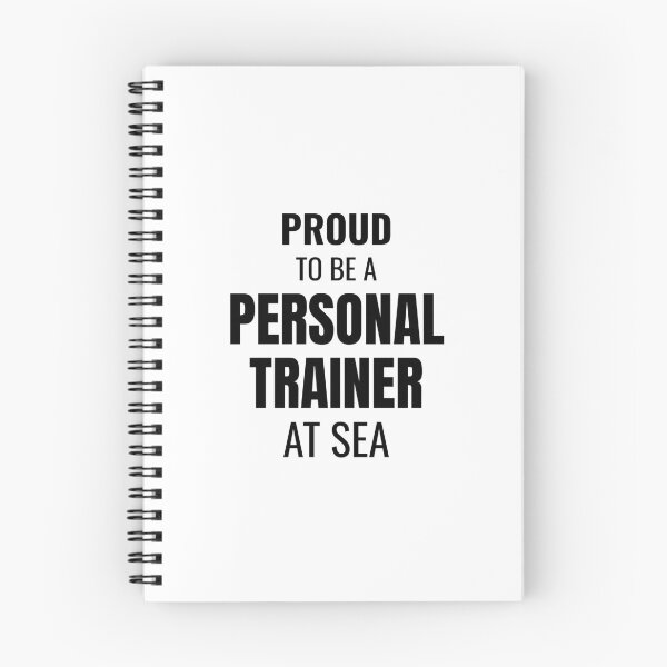 Item preview, Proud to be a Personal Trainer at Sea (Black) designed and sold by ShipCrewNation.