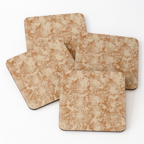 Item preview, Modern Distressed Python Print Pattern | Light Brown designed and sold by Frohyou.