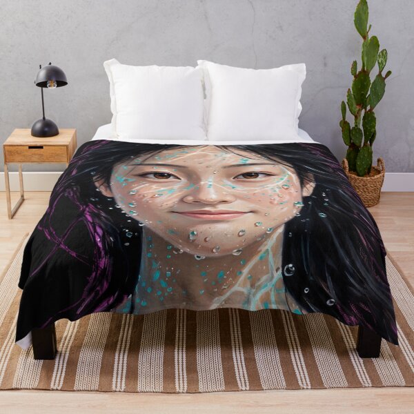 Item preview, Aquatic Portrait – Ethereal Water Woman designed and sold by Surviving Monday Club.