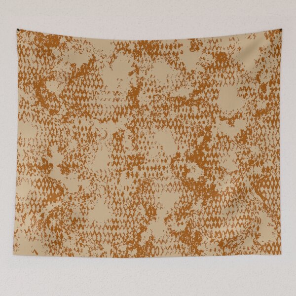 Item preview, Modern Distressed Python Print Pattern | Light Brown designed and sold by Frohyou.