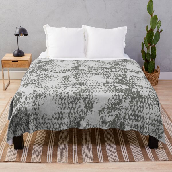 Item preview, Modern Distressed Python Print Pattern | Light Gray designed and sold by Frohyou.