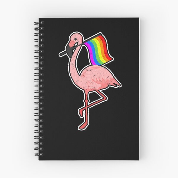 Item preview, Pink Flamingo LGBTQ Flag designed and sold by Pricity Designs.