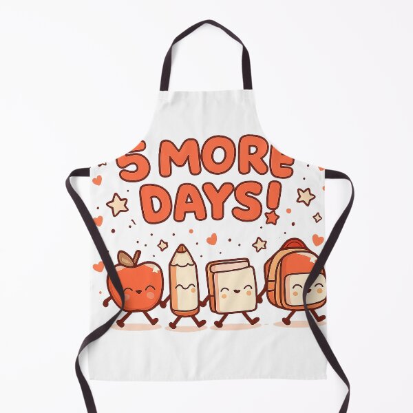 Item preview, 5 More Days Countdown School Shirt designed and sold by MOCH- ART.