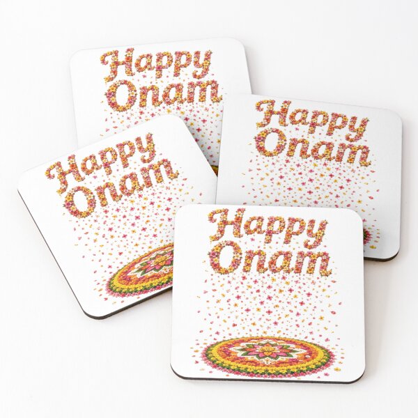 Item preview, Happy Onam Floral Pookkalam – Kerala Festival Flower Art designed and sold by Wiley Doreen.