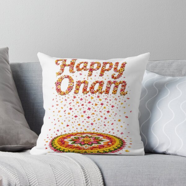 Item preview, Happy Onam Floral Pookkalam - Arte floral del festival de Kerala designed and sold by Wiley Doreen.