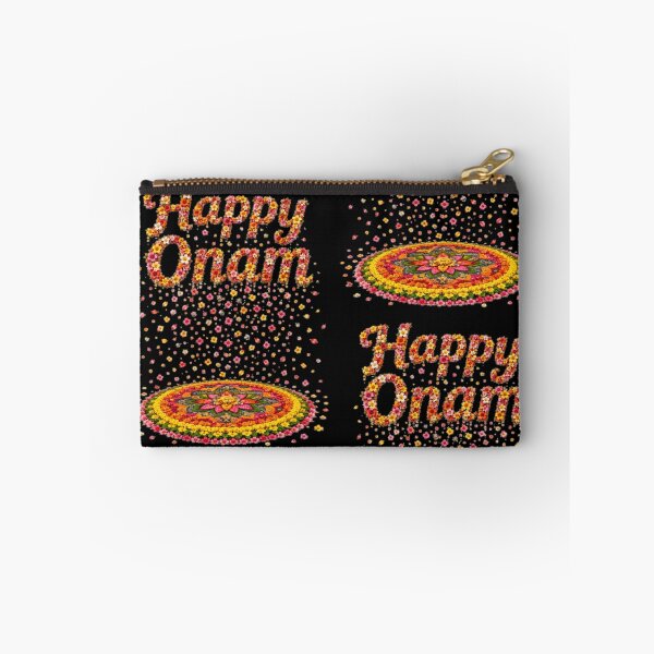 Item preview, Happy Onam Floral Pookkalam – Kerala Festival Flower Art designed and sold by Wiley Doreen.