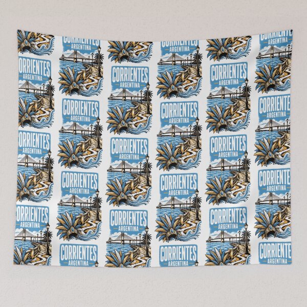 Item preview, Corrientes Argentina Vintage Travel Tourism designed and sold by TravelersGems.
