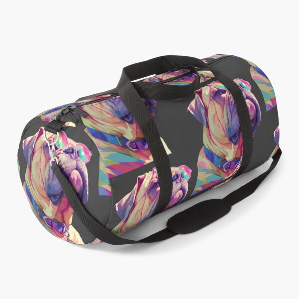 Item preview, Colorful Bullmastiff puppy dog designed and sold by MendaciousMina.