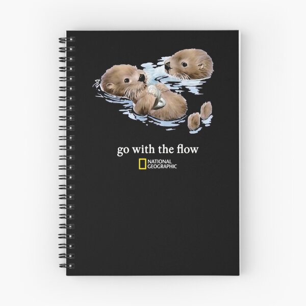 Item preview, National Geographic Otter Go With The Flow Nature Wildlife T-Shirt designed and sold by shlana.